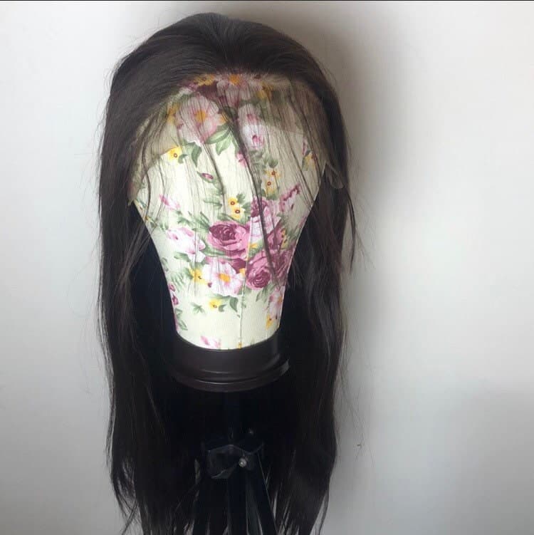 26” Dark Brown straight Lace Front Wig for beautiful WOMAN *NEW* W BABY hairs - Thumbnail 2