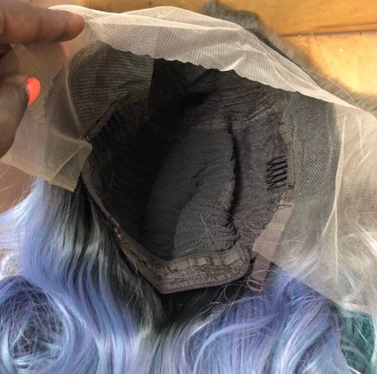 Unicorn collection 24” Ombré pastel LaceFront Wig - Thumbnail 4