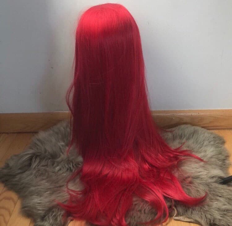 24” RED Straight Lace Front Wig for beautiful woman *NEW* - Thumbnail 9
