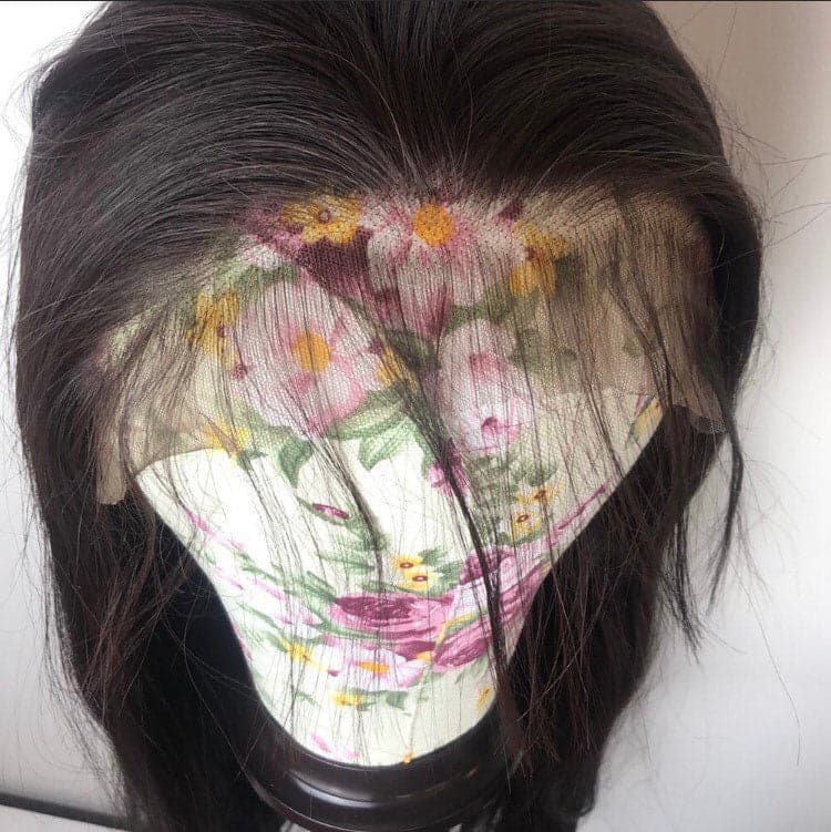 26” Dark Brown straight Lace Front Wig for beautiful WOMAN *NEW* W BABY hairs - Thumbnail 5