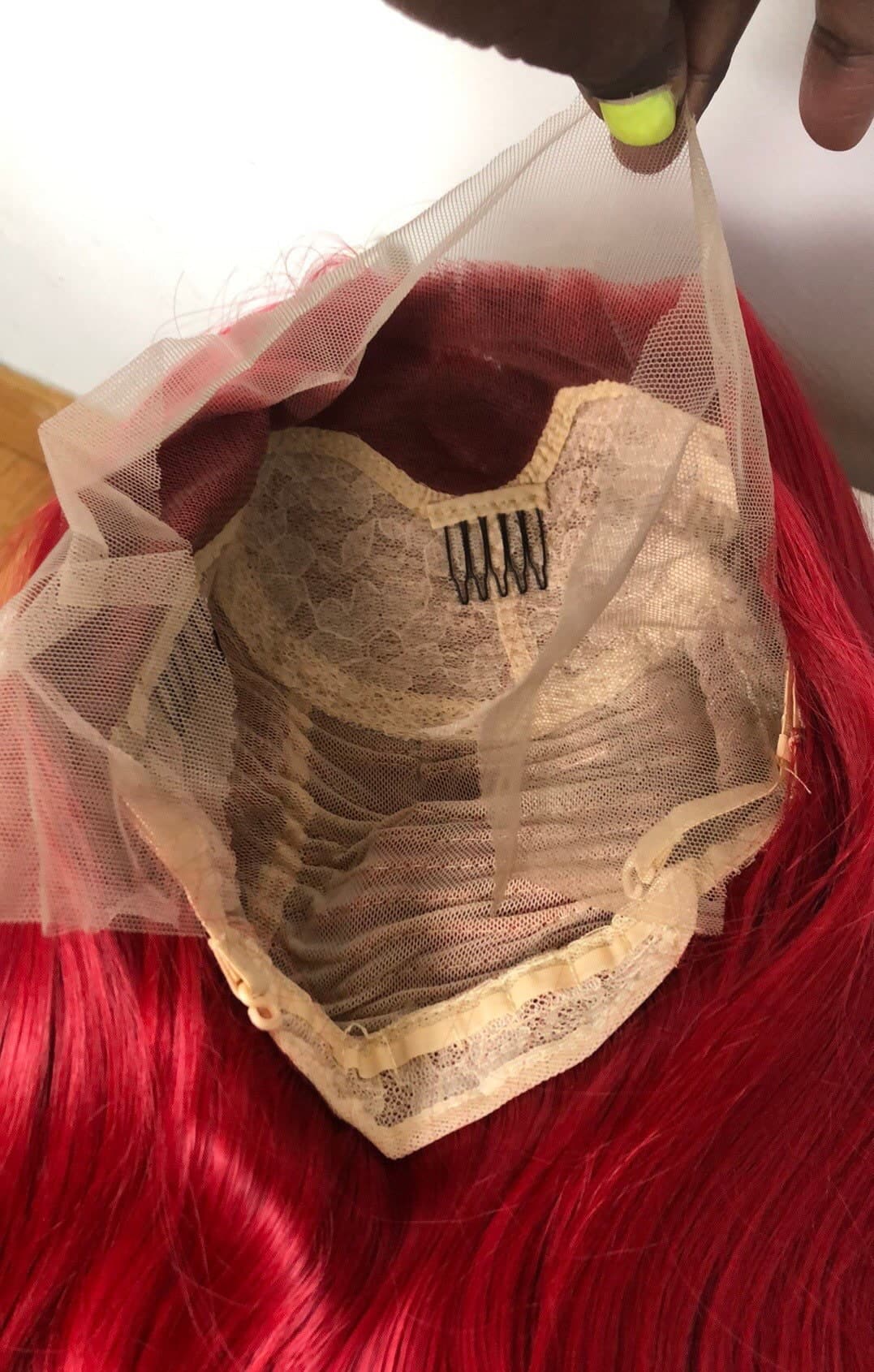 RED 24” Body Wavy lace front wig *NEW* - Thumbnail 8