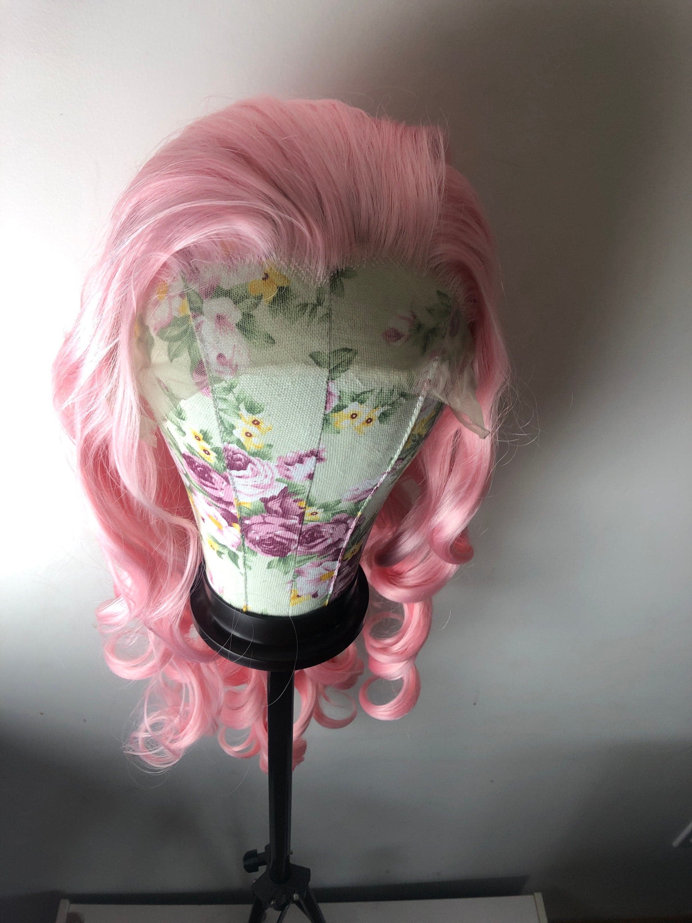 24” Pink Body Wavy Curly Lace Front Wig *NEW* - Thumbnail 5