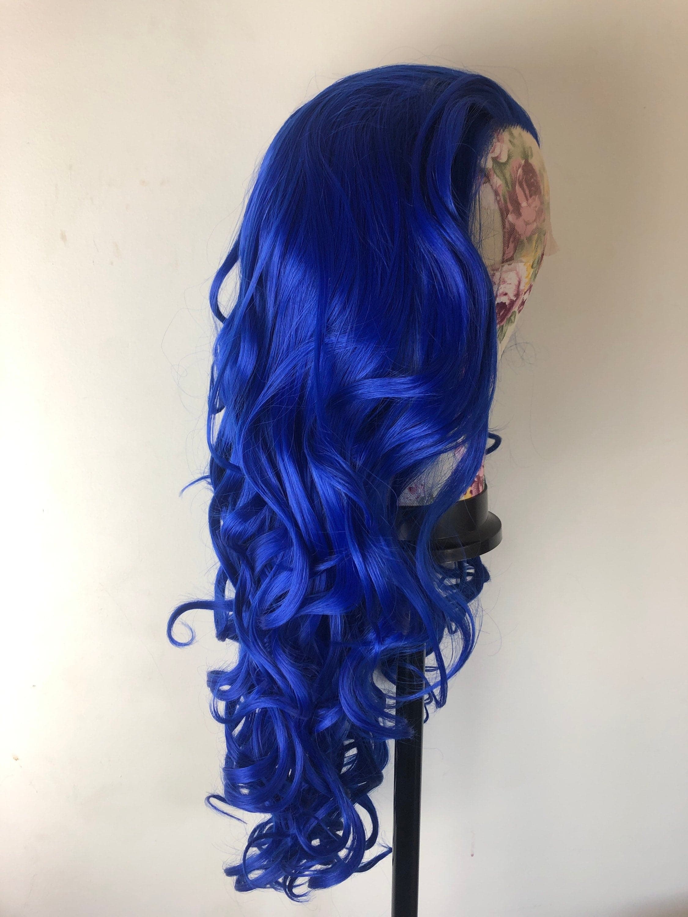 22” Blue Body WAVY Curly Lace Front Wig *NEW* - Thumbnail 8