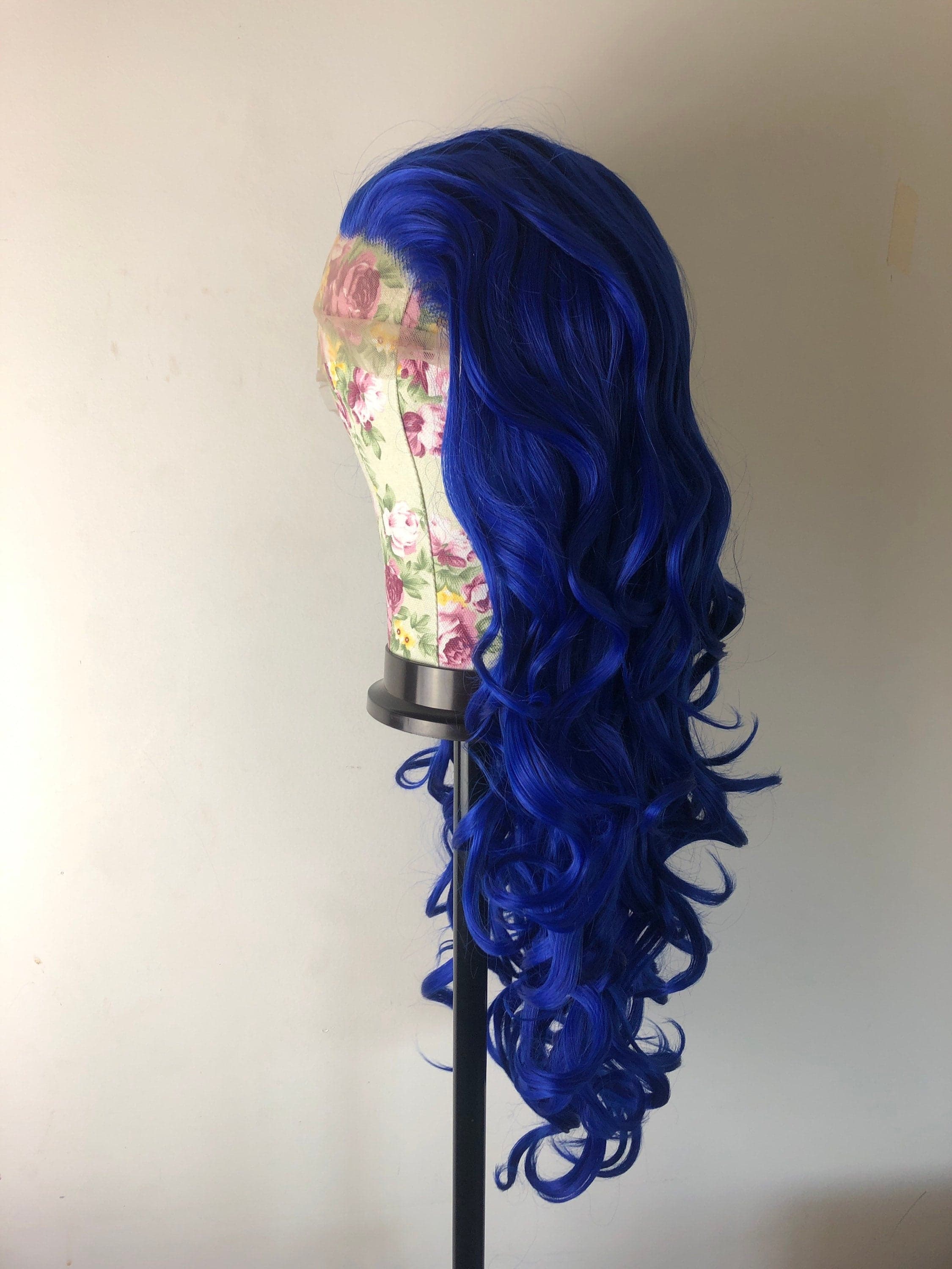 22” Blue Body WAVY Curly Lace Front Wig *NEW* - Thumbnail 3