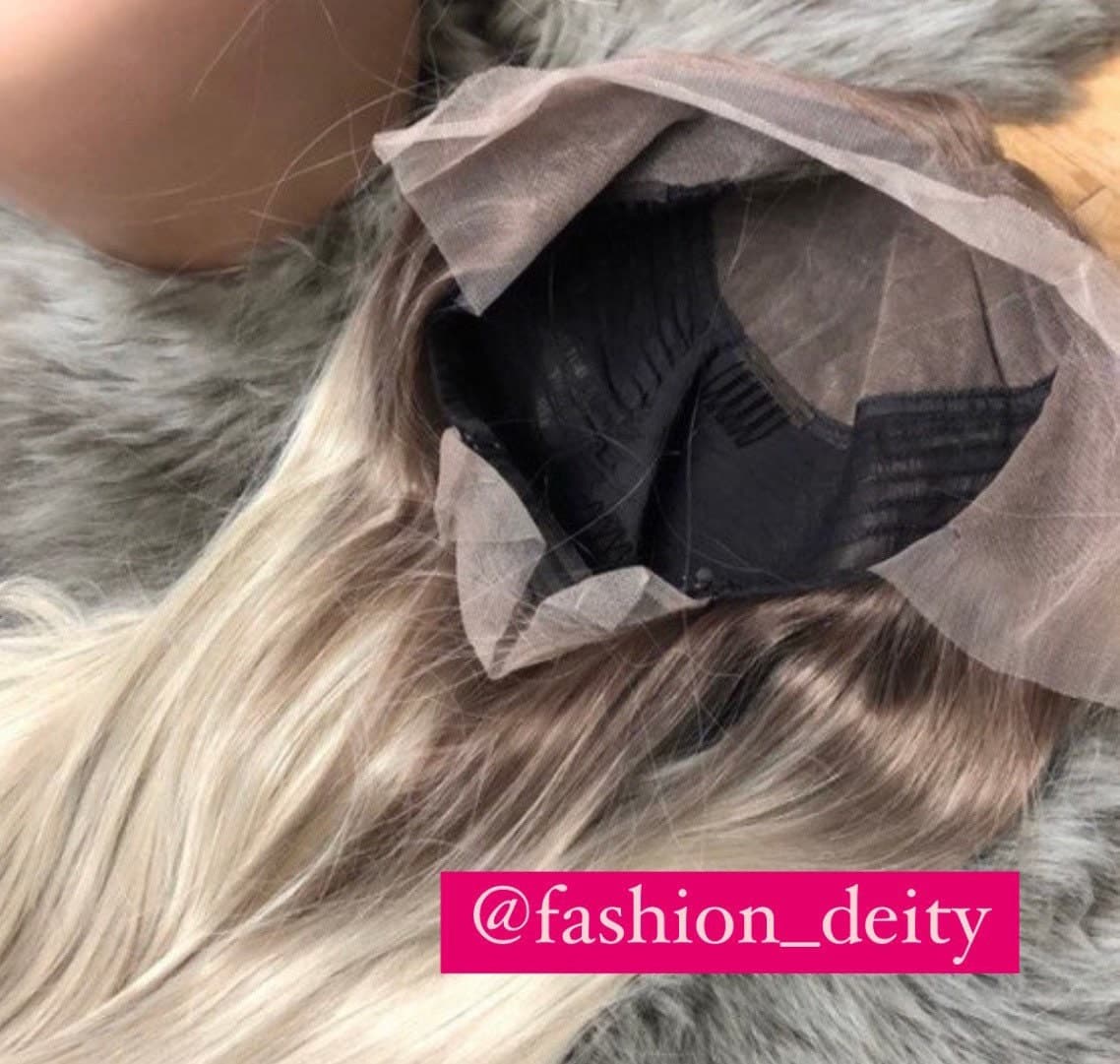 India 22 ” Blonde Ombré Straight Lace Front Wig *NEW* - Thumbnail 8