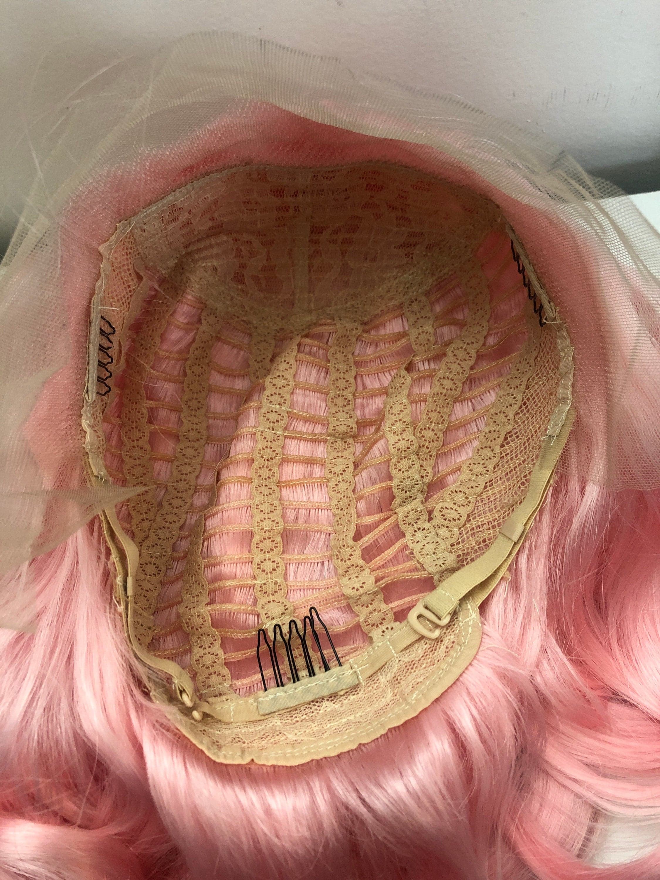 24” Pink Body Wavy Curly Lace Front Wig *NEW* - Thumbnail 10