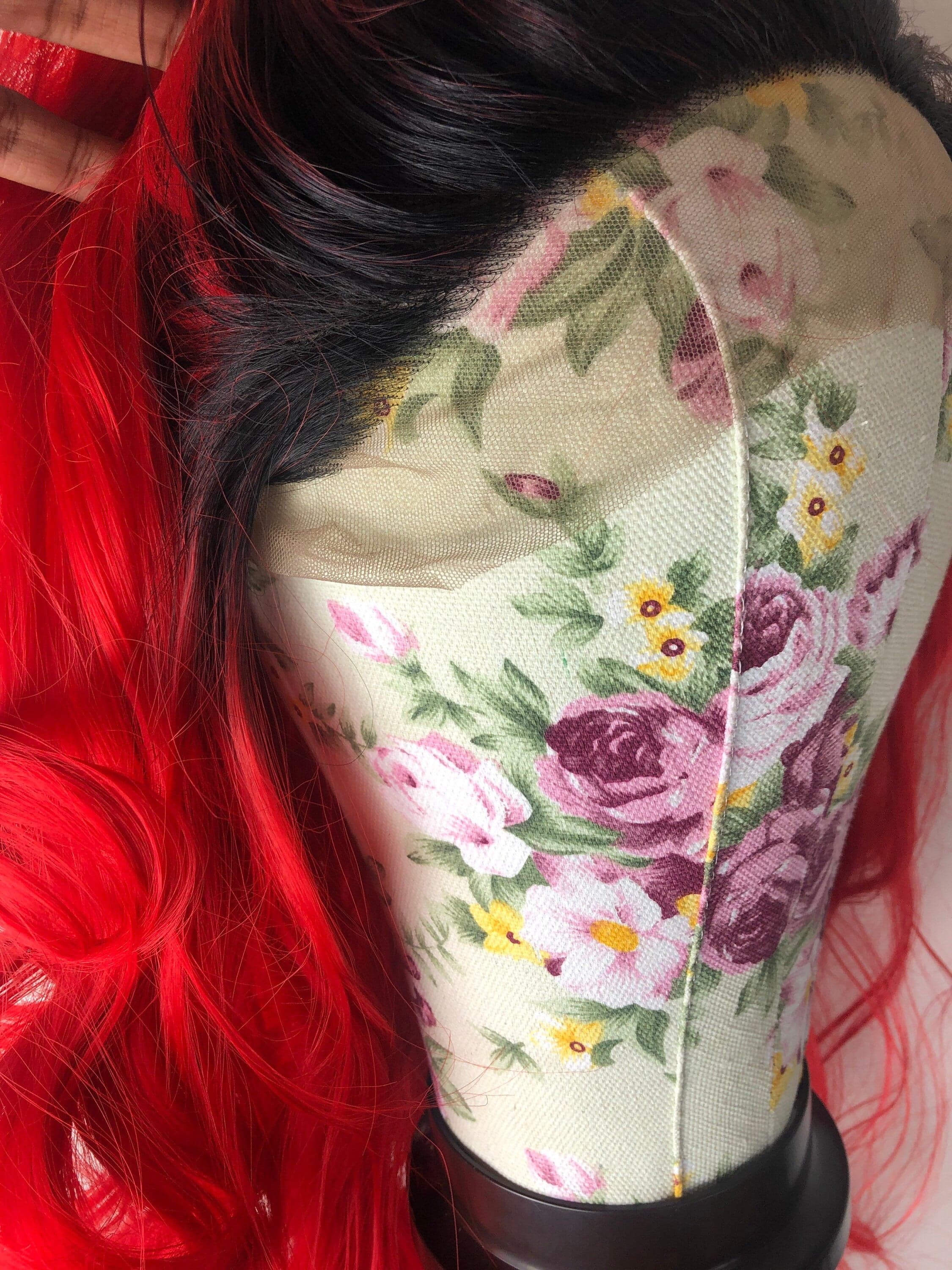 RED Ombre 24” Body Wavy lace front wig *NEW* - Thumbnail 7