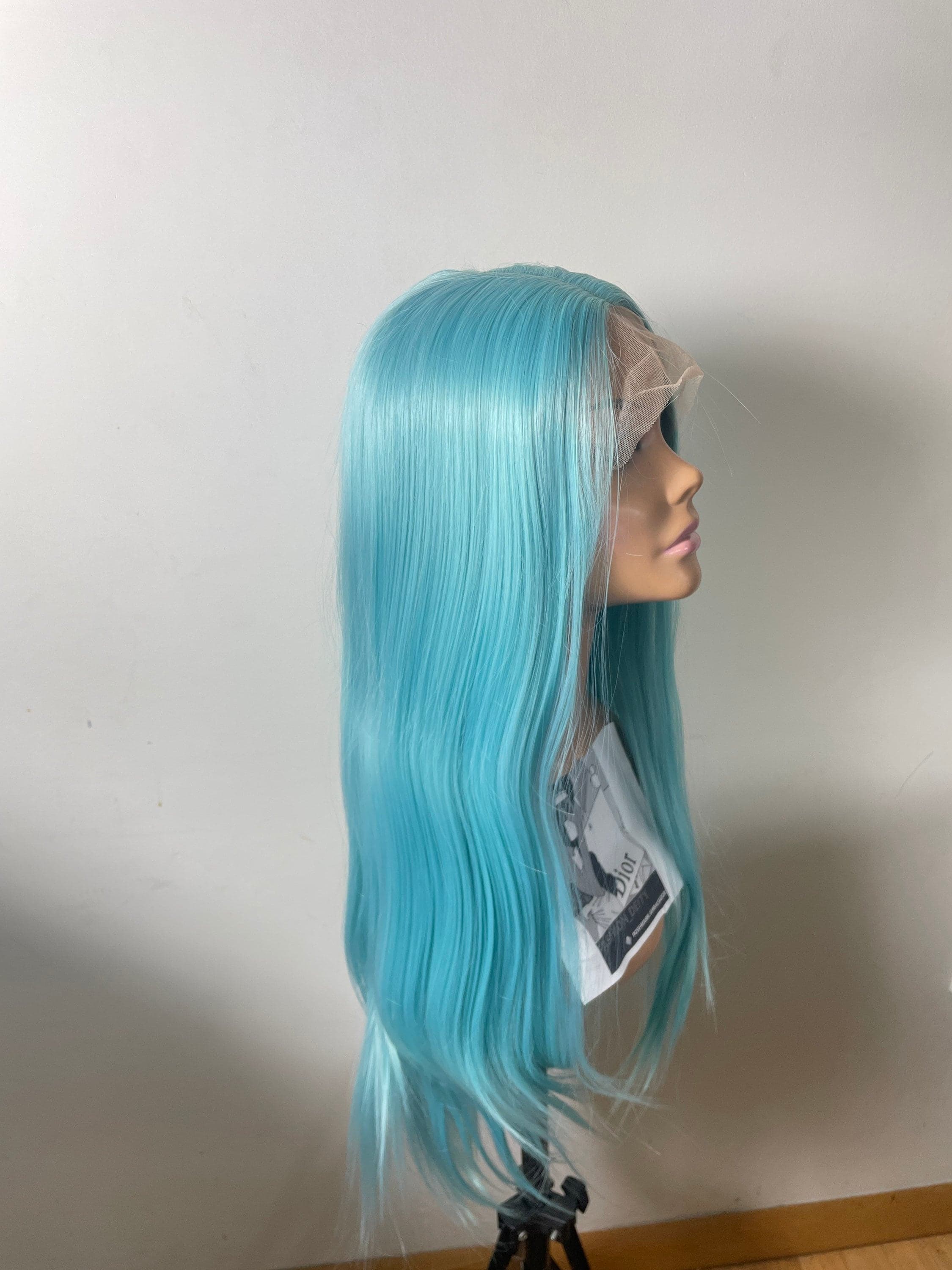 22” Blue sea goddess straight Lace Front Wig *NEW* - Thumbnail 4