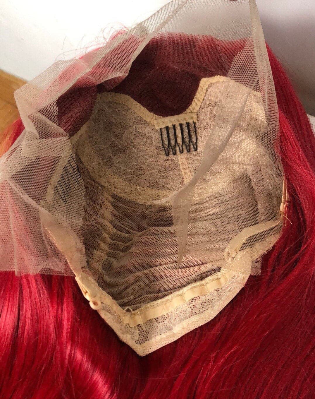 RED 24” Body Wavy lace front wig *NEW* - Thumbnail 7