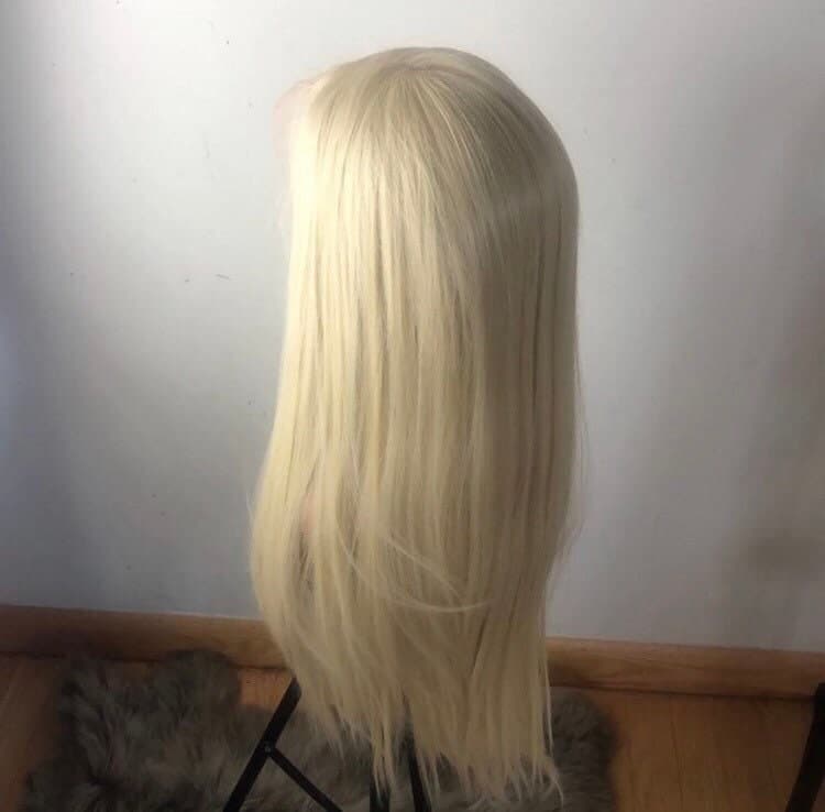 22” inch 613 BLONDE 4” lace part straight blonde long beautiful lace front Wig *NEW* - Thumbnail 5