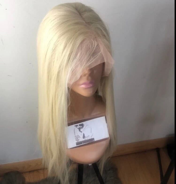 22” inch 613 BLONDE 4” lace part straight blonde long beautiful lace front Wig *NEW* - Thumbnail 8