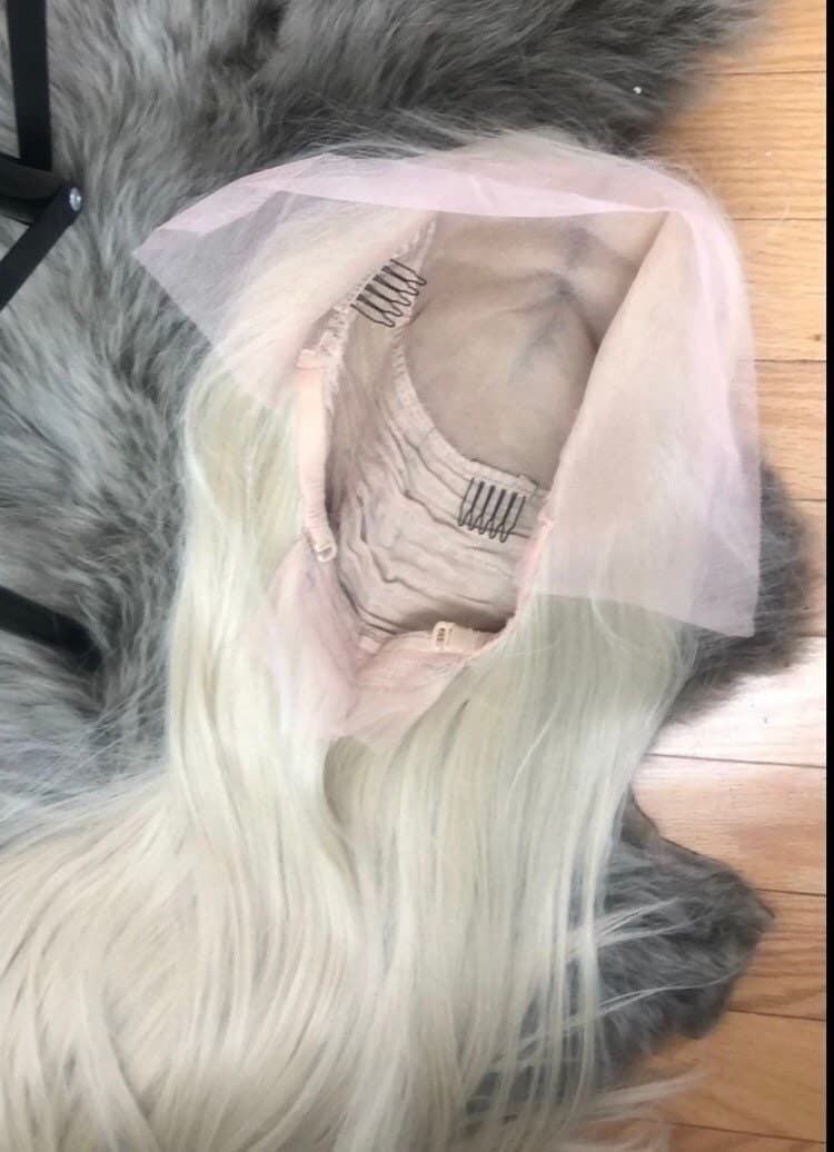 22” inch 613 BLONDE 4” lace part straight blonde long beautiful lace front Wig *NEW* - Thumbnail 6