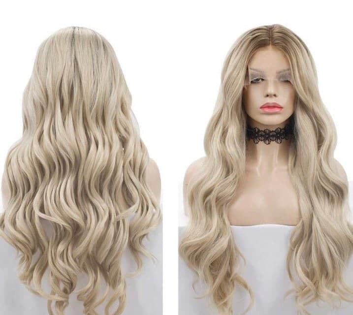 24” Ash BLonde body wavy lace front wig ARRIVES NEW - Thumbnail 2
