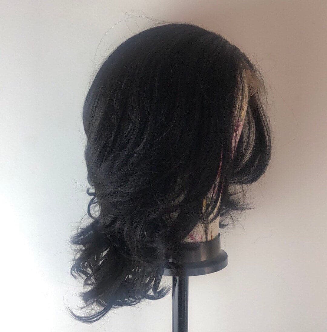 16” BLACK 6” lace part body wavy BOB lace wig *NEW* - Thumbnail 8