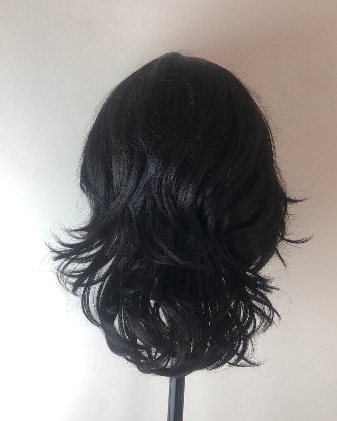 16” BLACK 6” lace part body wavy BOB lace wig *NEW* - Thumbnail 6
