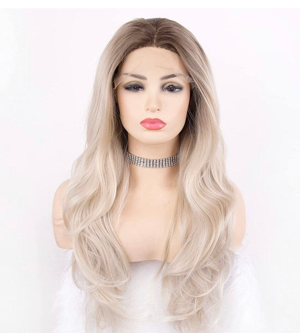 22” Blonde ombré body wavy lace front wig ARRIVES NEW - Thumbnail 7