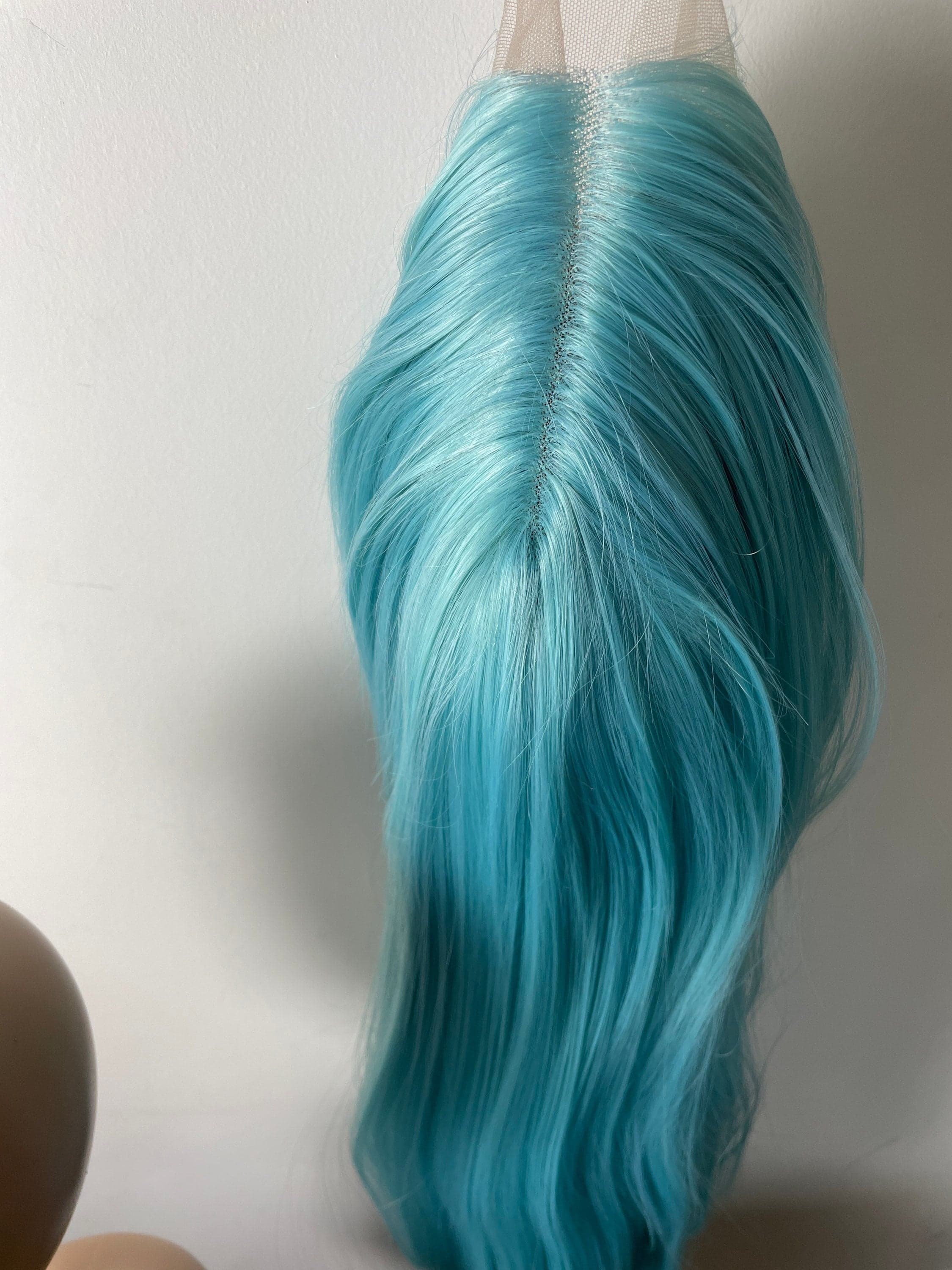 22” Blue sea goddess straight Lace Front Wig *NEW* - Thumbnail 7