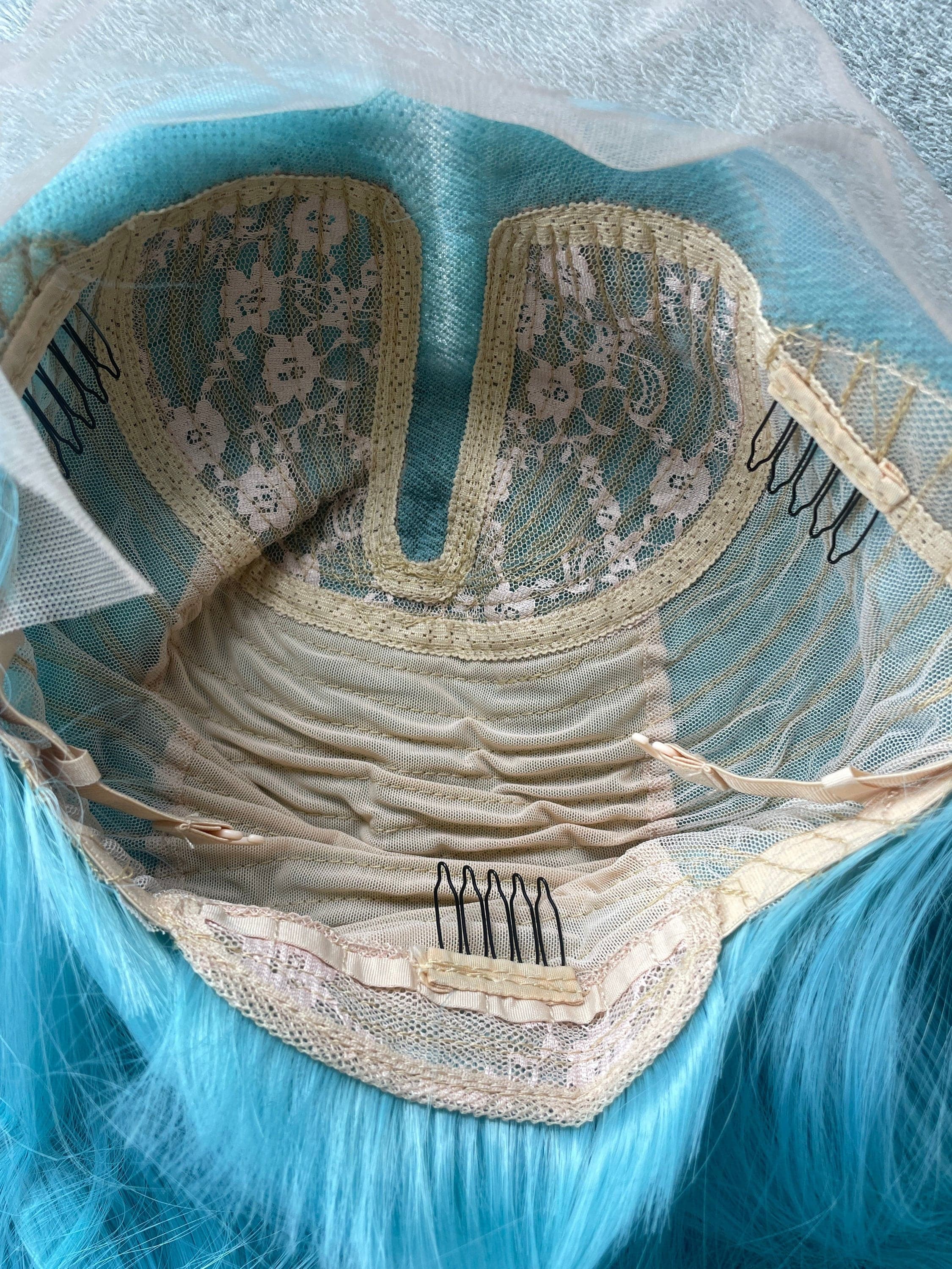 22” Blue sea goddess straight Lace Front Wig *NEW* - Thumbnail 8