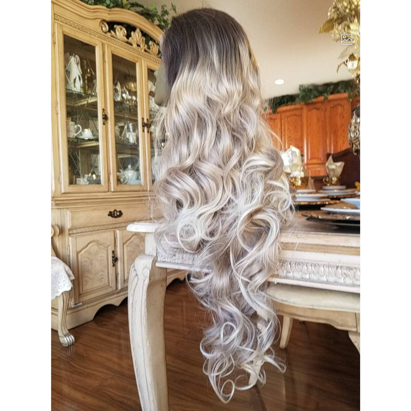 Ombre Blonde Beauty Waves Lace Front Wig - Thumbnail 2