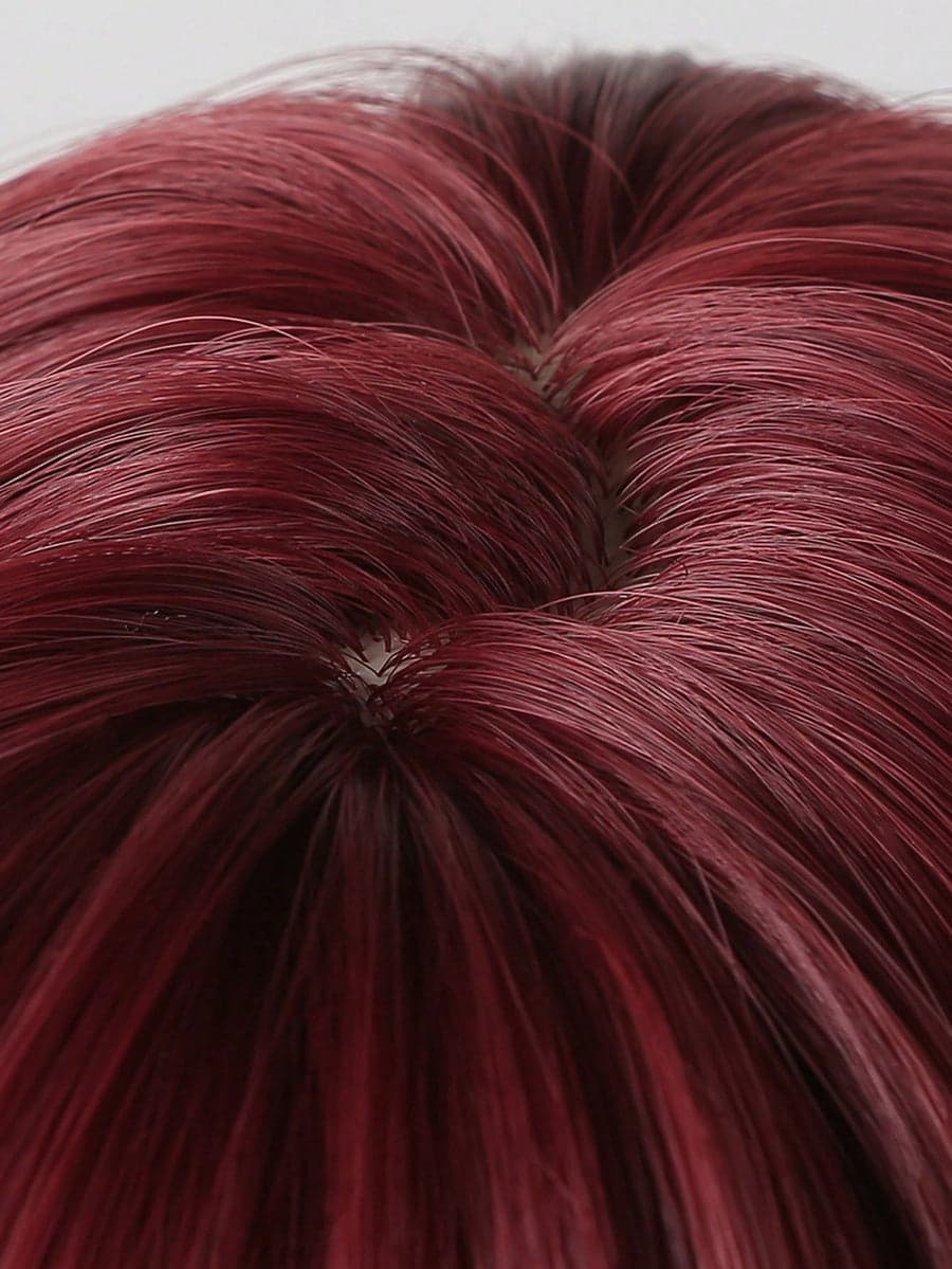 Dark Burgundy Full Wig - Thumbnail 7