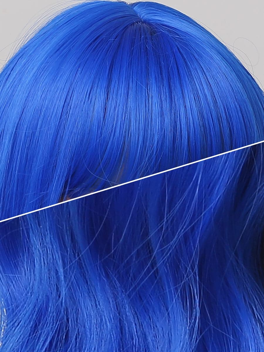 Blue Full Wig - Thumbnail 6