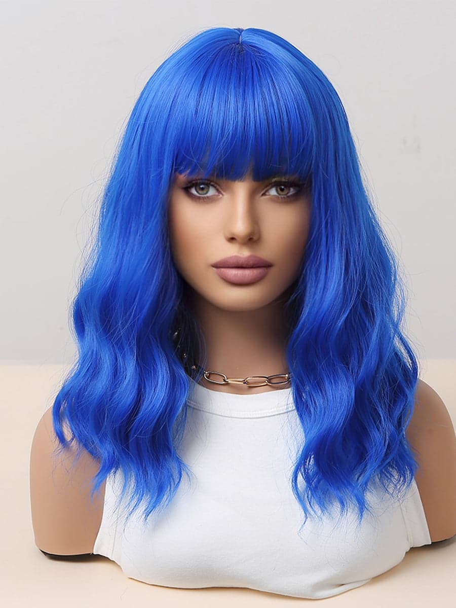 Blue Full Wig - Thumbnail 2