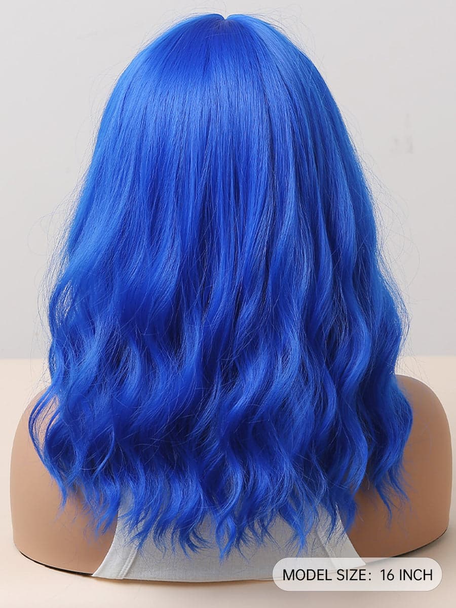 Blue Full Wig - Thumbnail 5