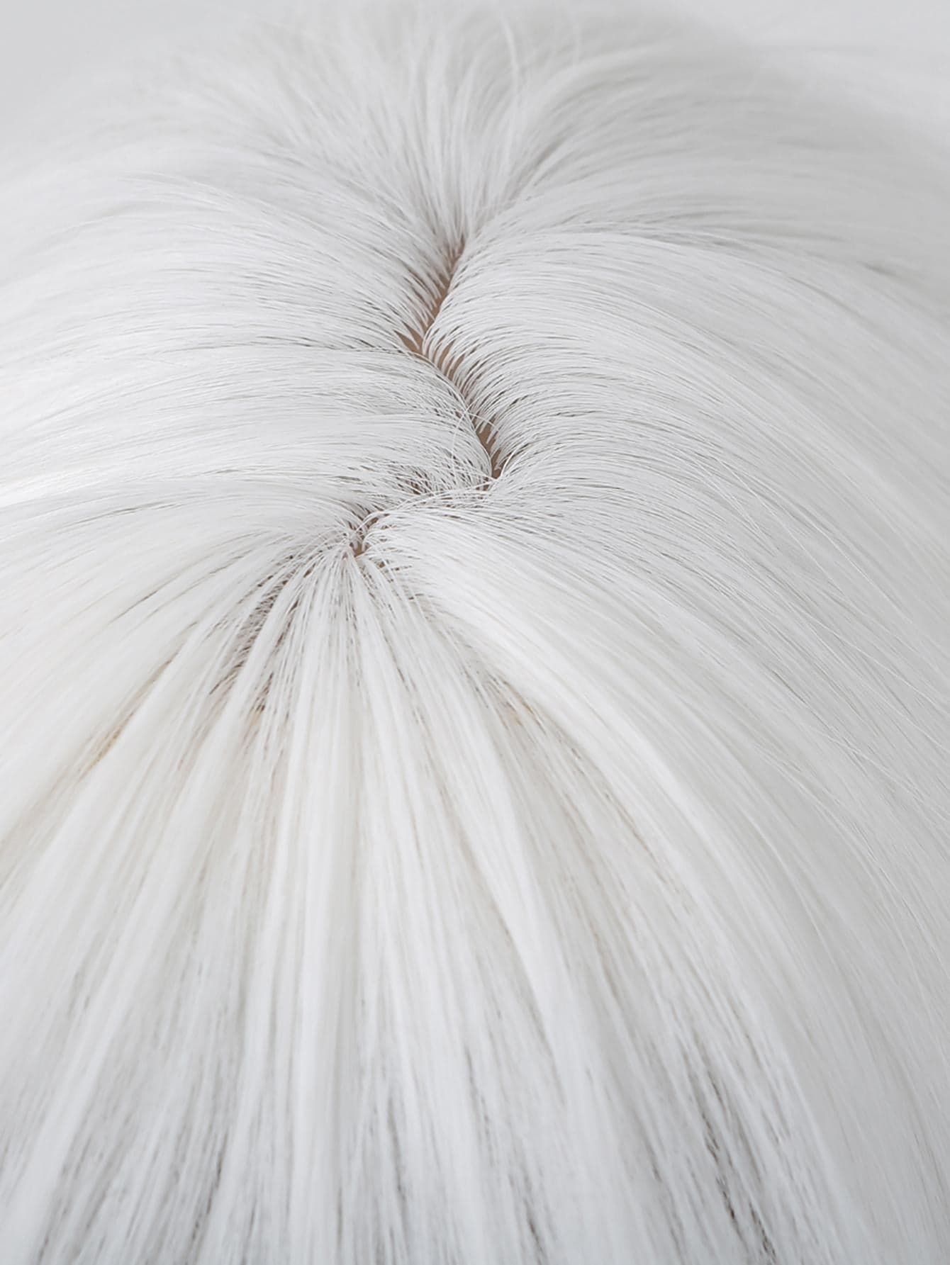 White Wavy Full Wig - Thumbnail 8