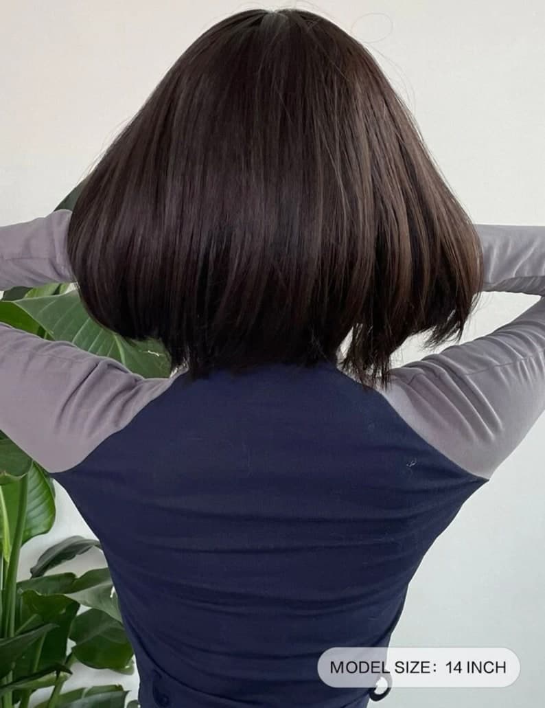 White Blonde Brown Full Wig - Thumbnail 5