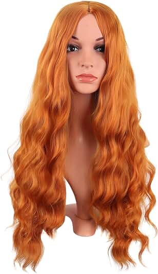 Copper Wavy Full Wig