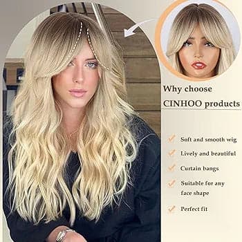 Ombre Wavy Full Wig - Thumbnail 2