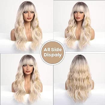 Ombre Blonde Full Wig - Thumbnail 2
