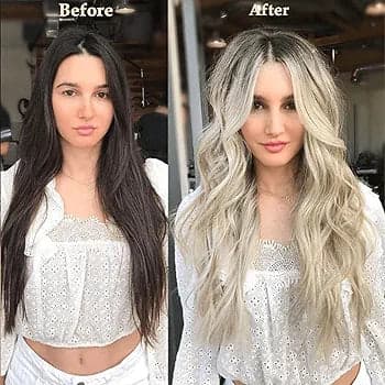Ombre Wavy Full Wig - Thumbnail 3