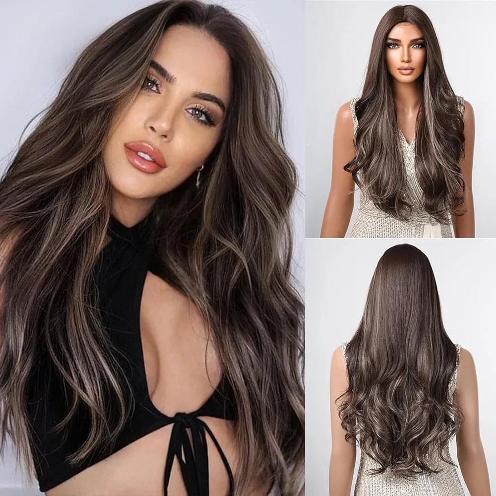 Brown Full Wig