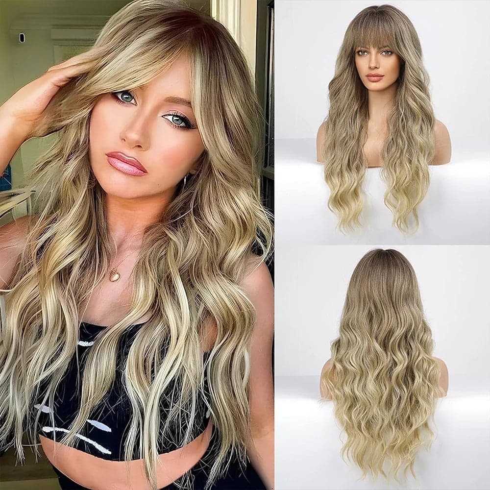 Ombre Blonde Full Wig