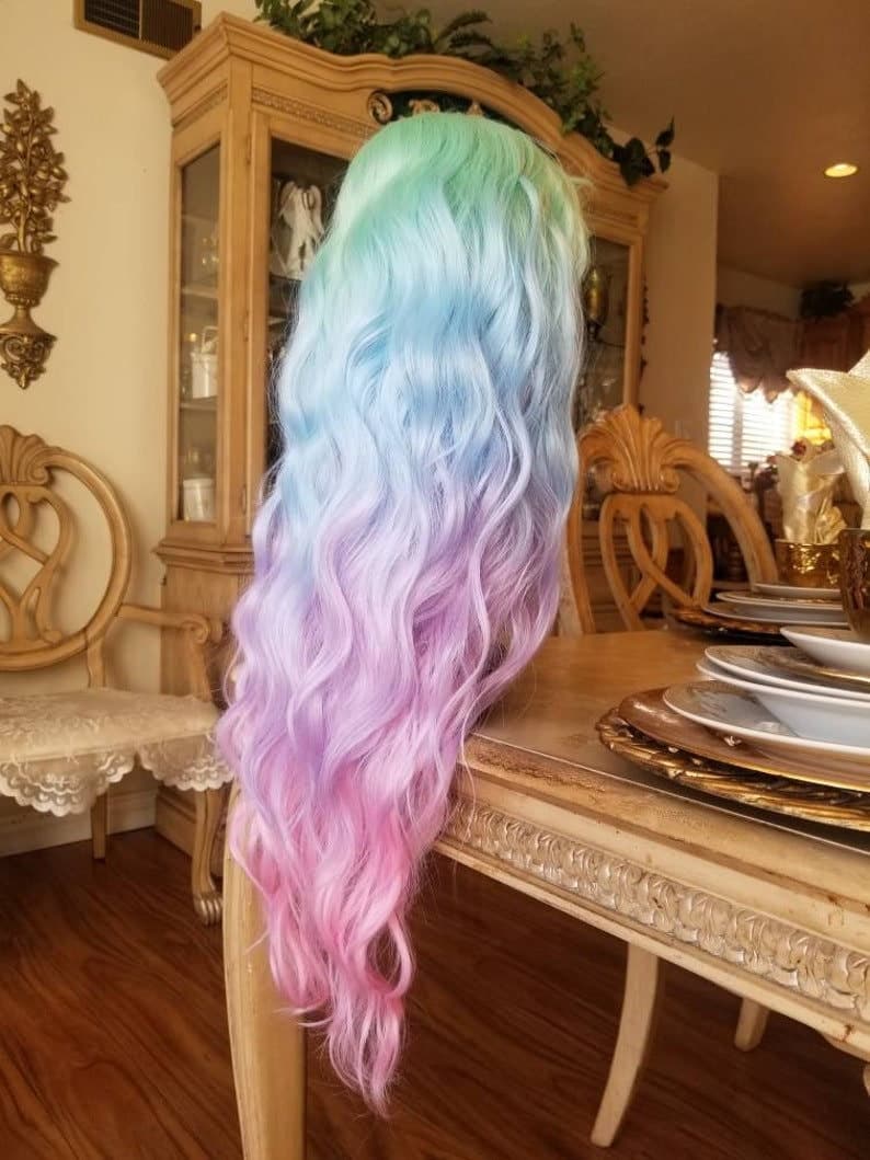 24” RAINBOW Lace Front wig *NEW* - Thumbnail 7