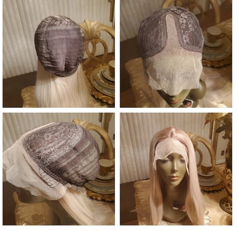22” PLATINUM ash blonde ombre straight lace front wig *NEW* - Thumbnail 10