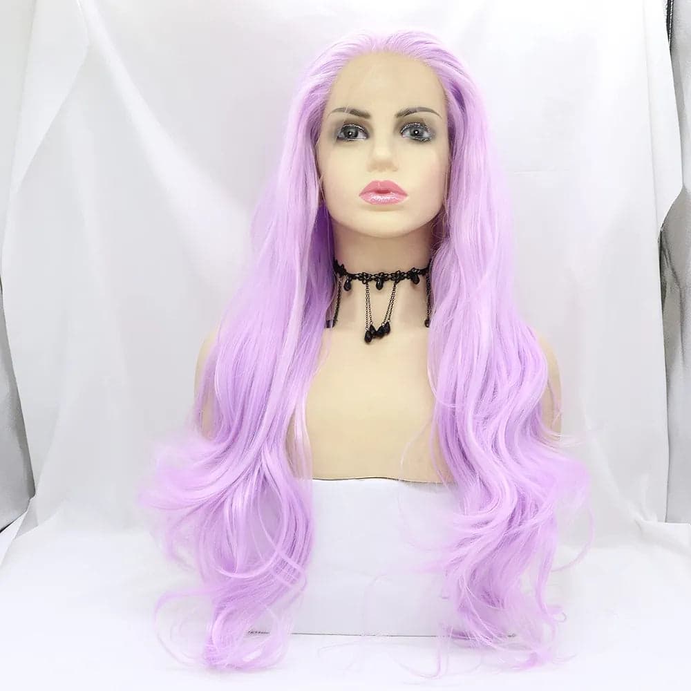 24” LIGHT PURPLE Lace Front wig *NEW* - Thumbnail 2