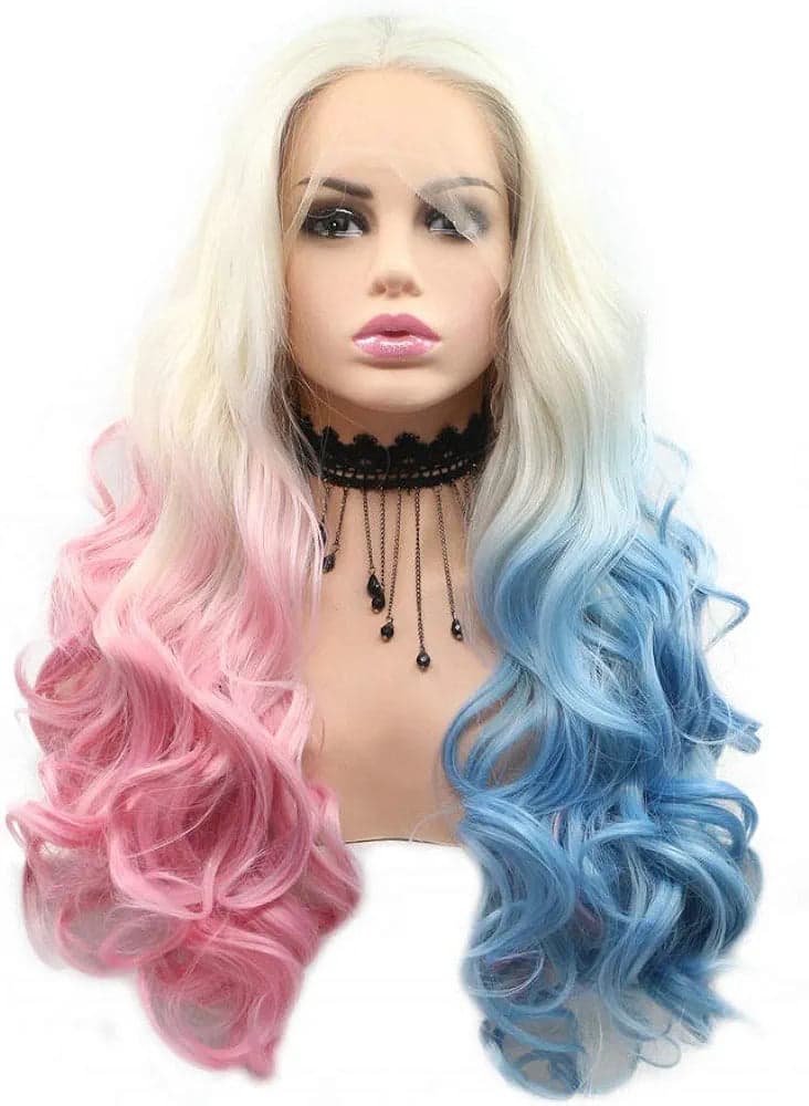 22” BLUEPINK Lace Front wig *NEW* - Thumbnail 2