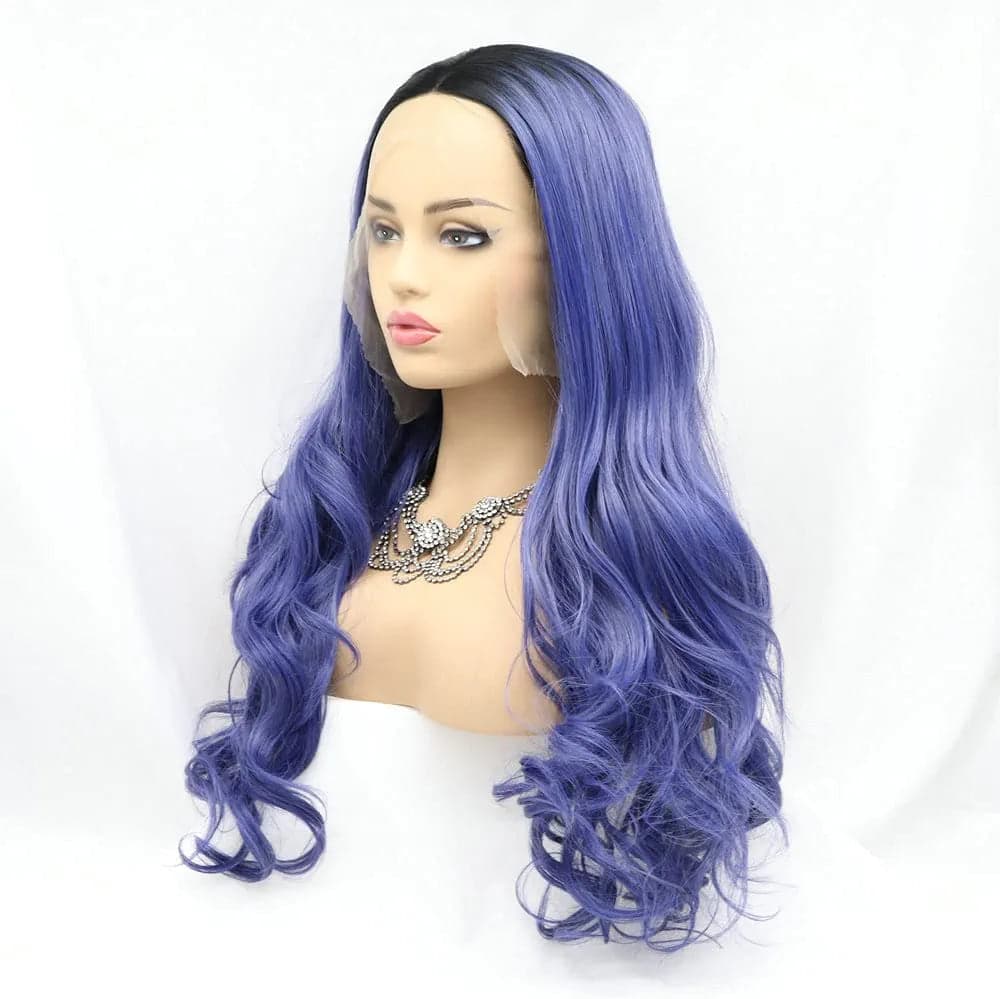 24” OMBRE PURPLE Lace Front wig *NEW* - Thumbnail 2