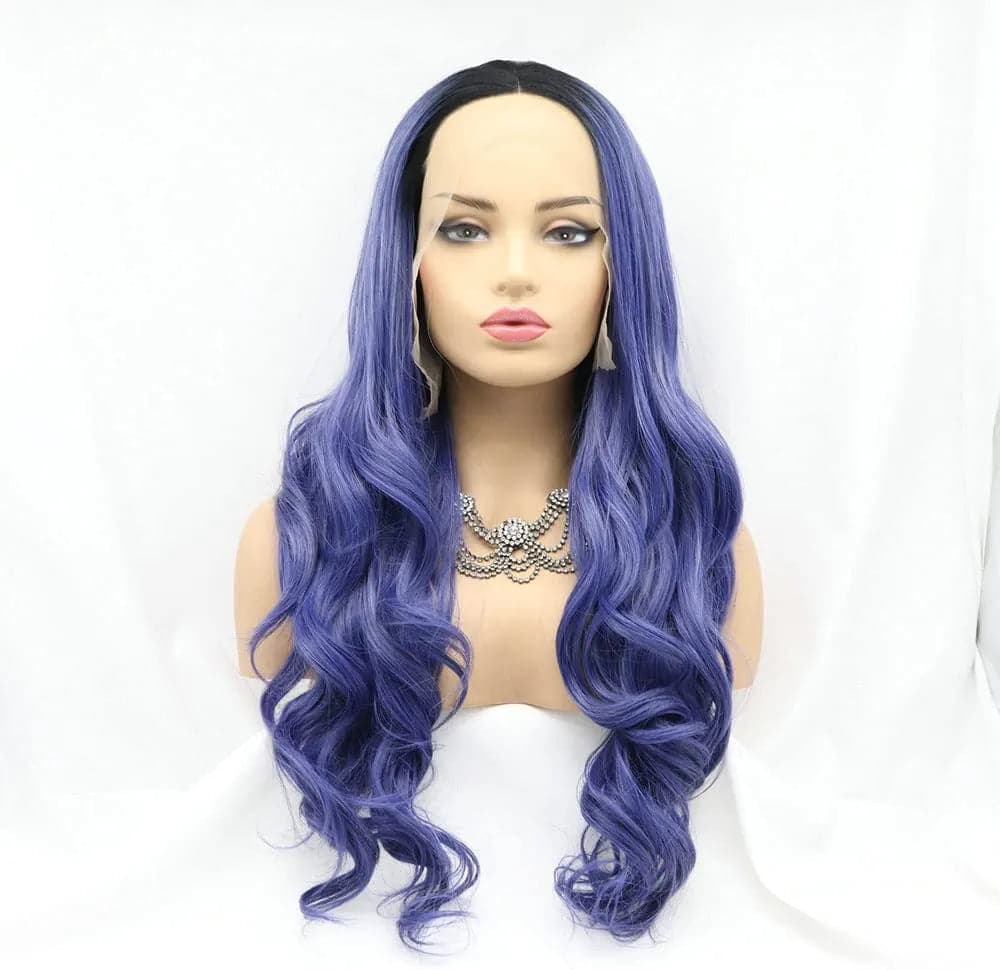 24” OMBRE PURPLE Lace Front wig *NEW* - Thumbnail 3