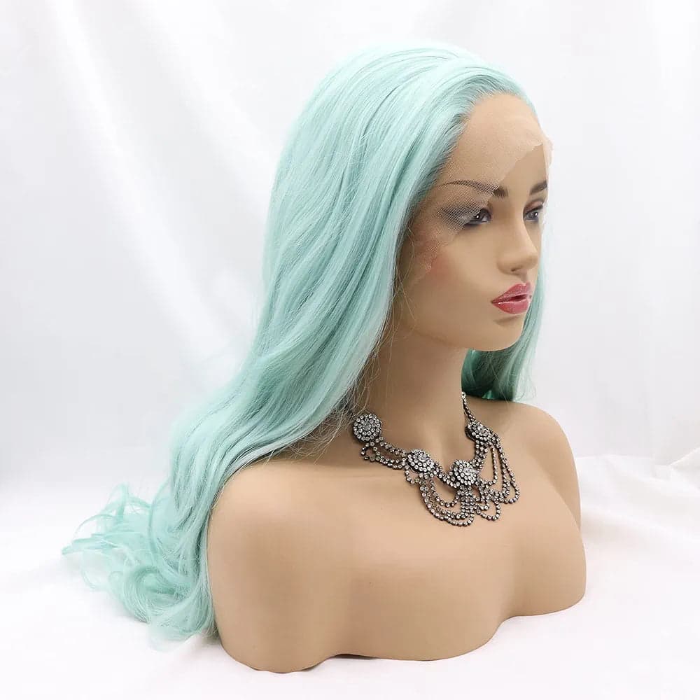 22” MINT GREEN Lace Front wig *NEW* - Thumbnail 3