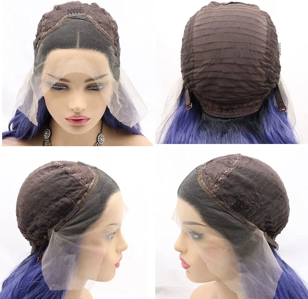 24” OMBRE PURPLE Lace Front wig *NEW* - Thumbnail 6