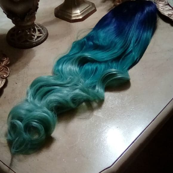 Blue Green Lace Front wig *NEW* - Thumbnail 15