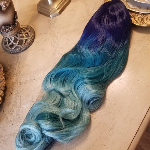 Blue Green Lace Front wig *NEW* - Thumbnail 12
