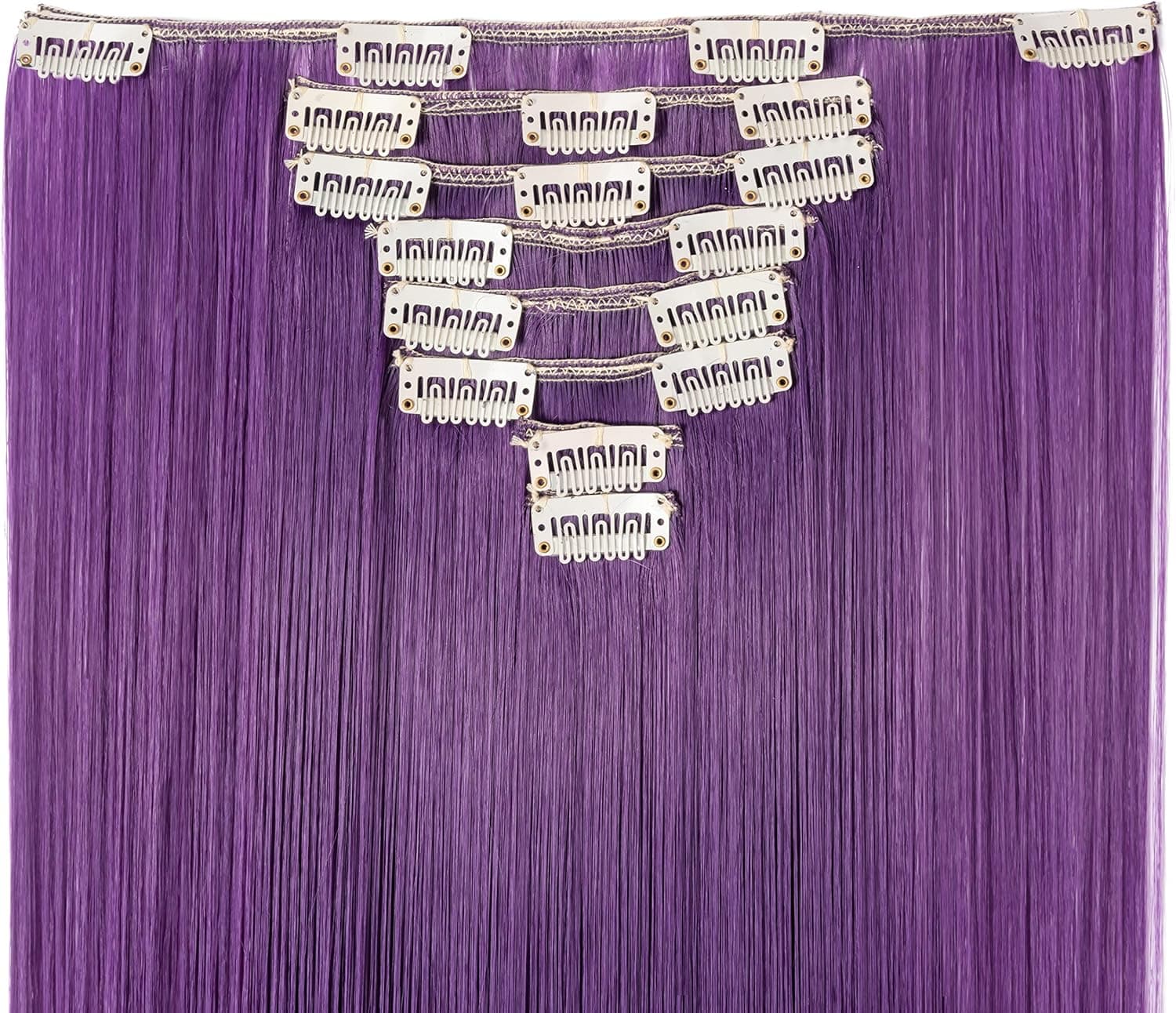 Purple Full Head Clip in Extension - Thumbnail 5