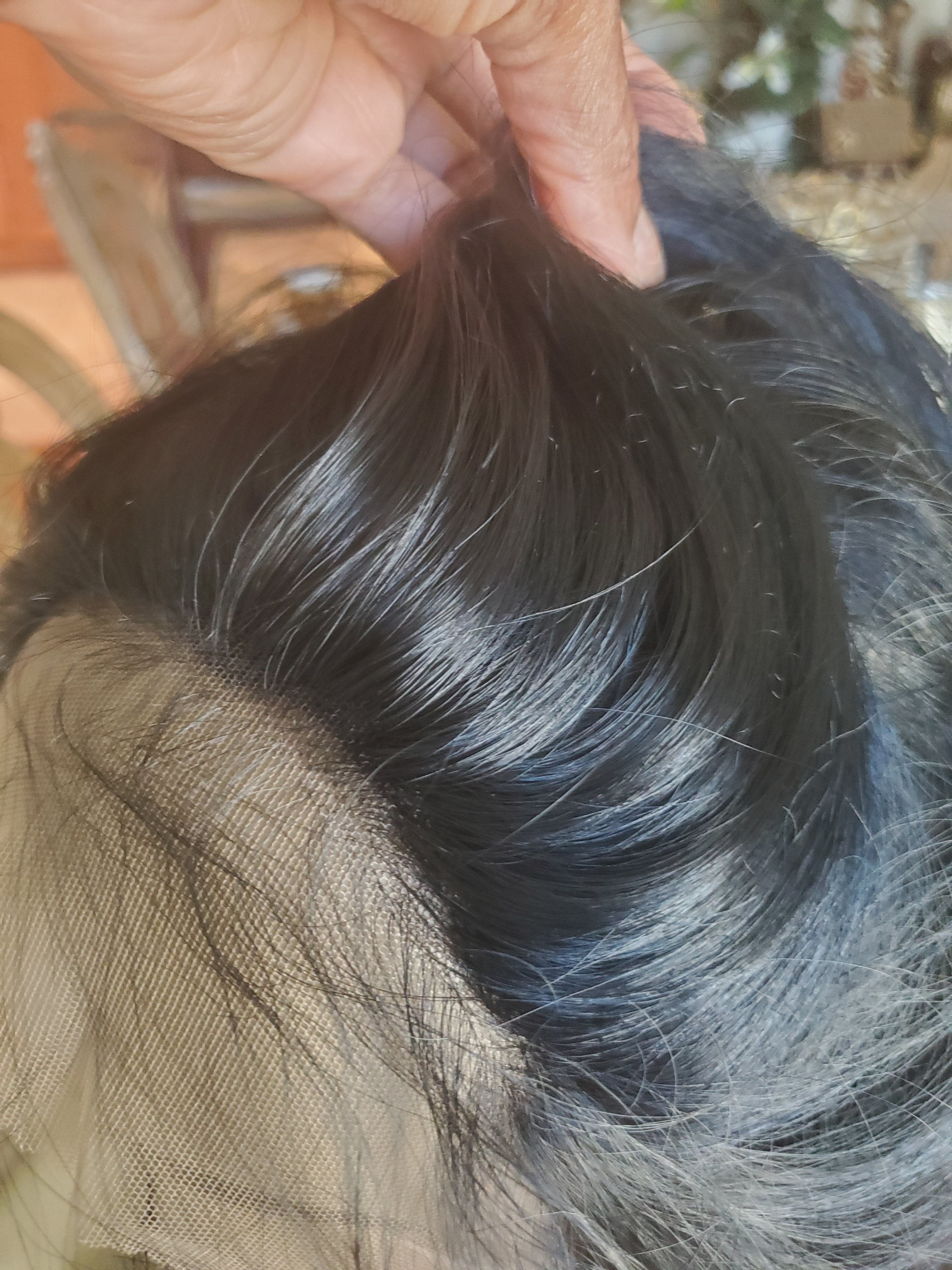 Black Brown Body Wave Lace Front Wig 24-26 inches!! - Thumbnail 3
