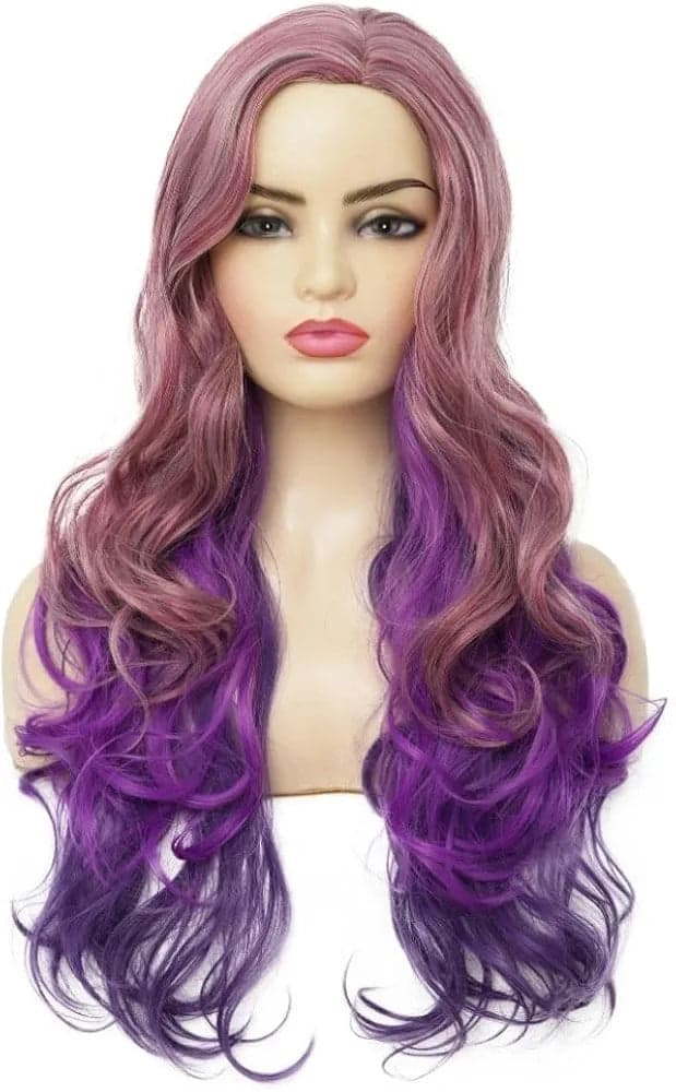 Pink Purple Full Wig - Thumbnail 2