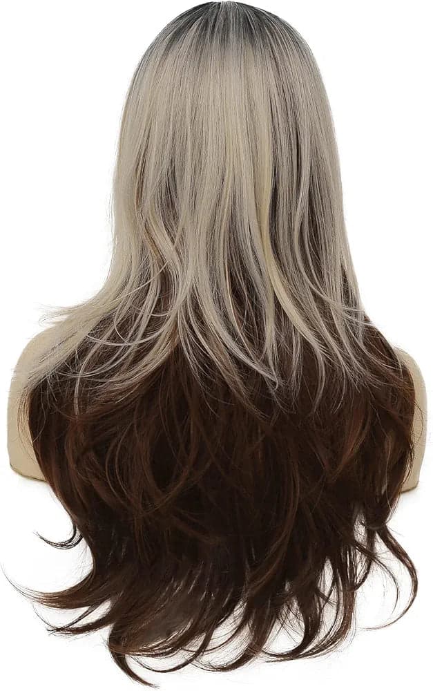 Blonde Brown Full Wig - Thumbnail 5