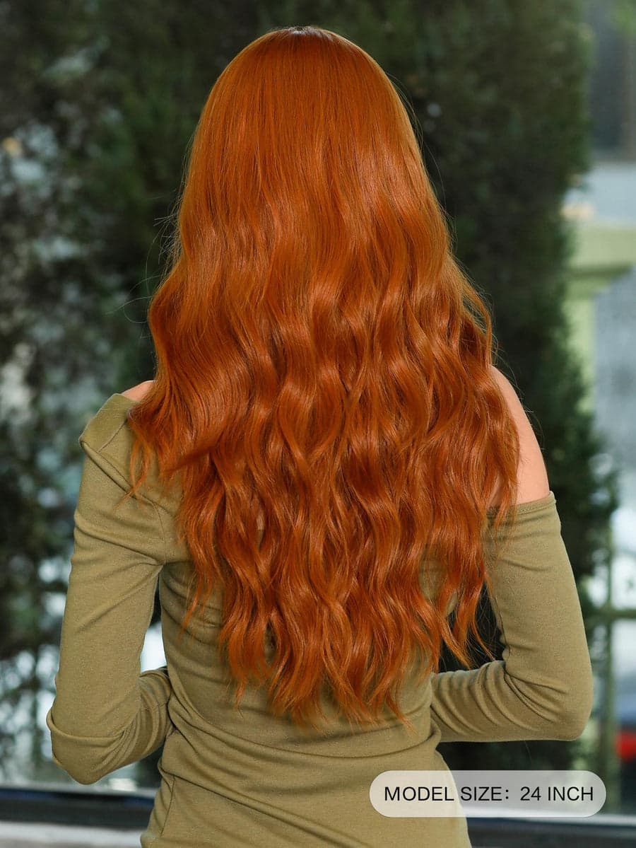 Blonde Copper Full Wig - Thumbnail 2
